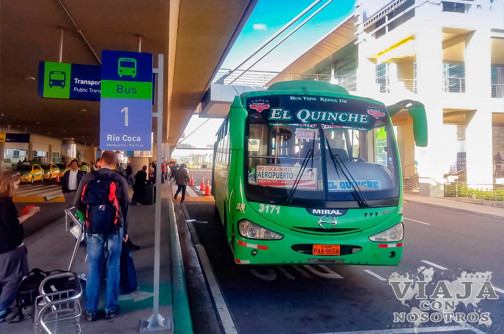 Como ir del aeropuerto de Quito al Centro en autobús