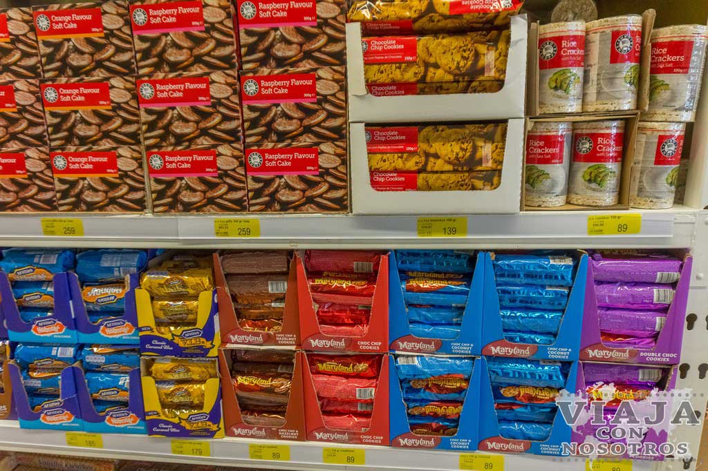 Precios de las cosas en los supermercados en Islandia